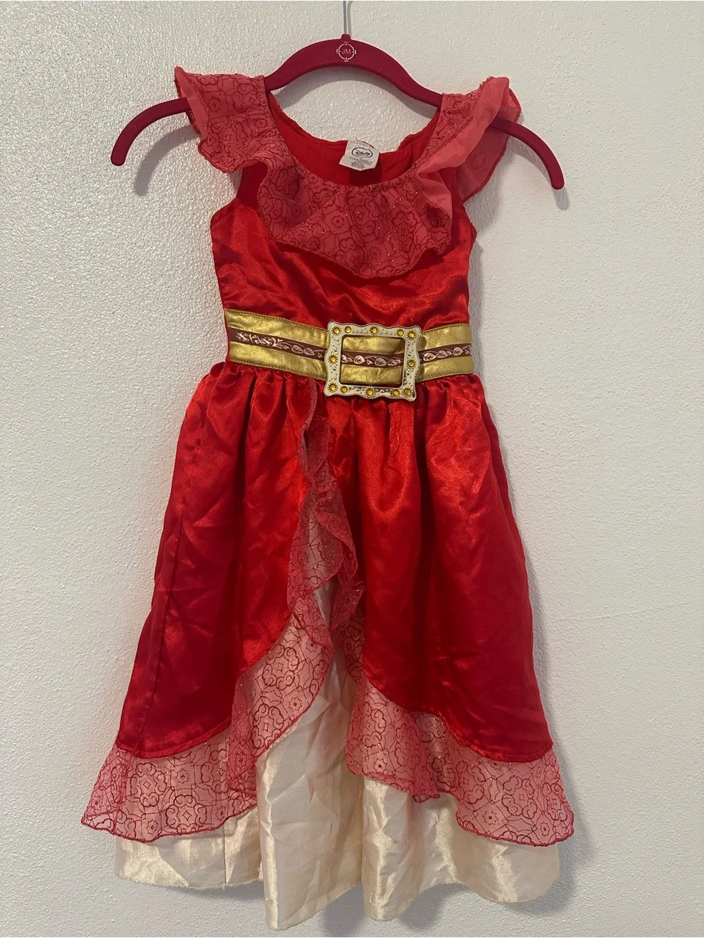 Disney Elena of Avalor costume red dress size 4